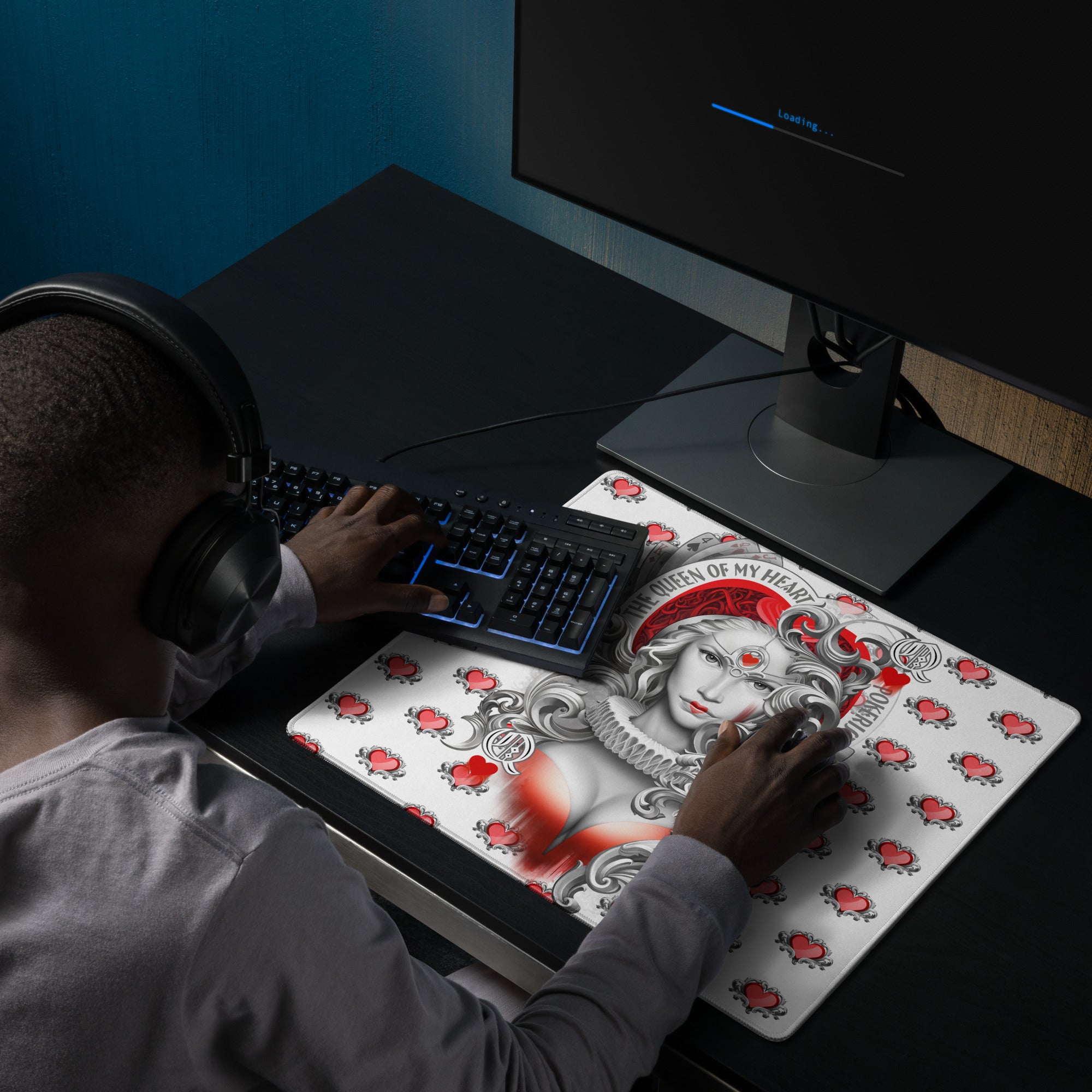 Queen Hearts - Gaming mouse pad
