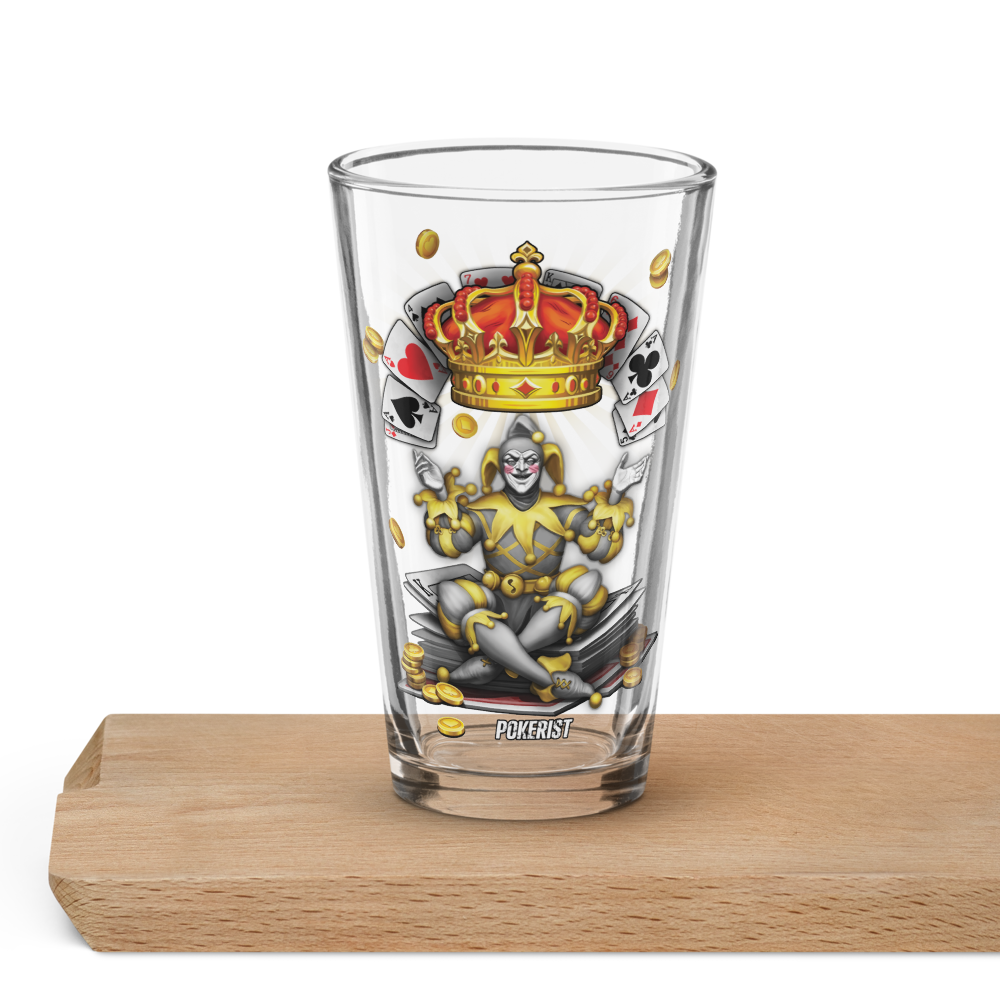 Joker Crown - Shaker pint glass
