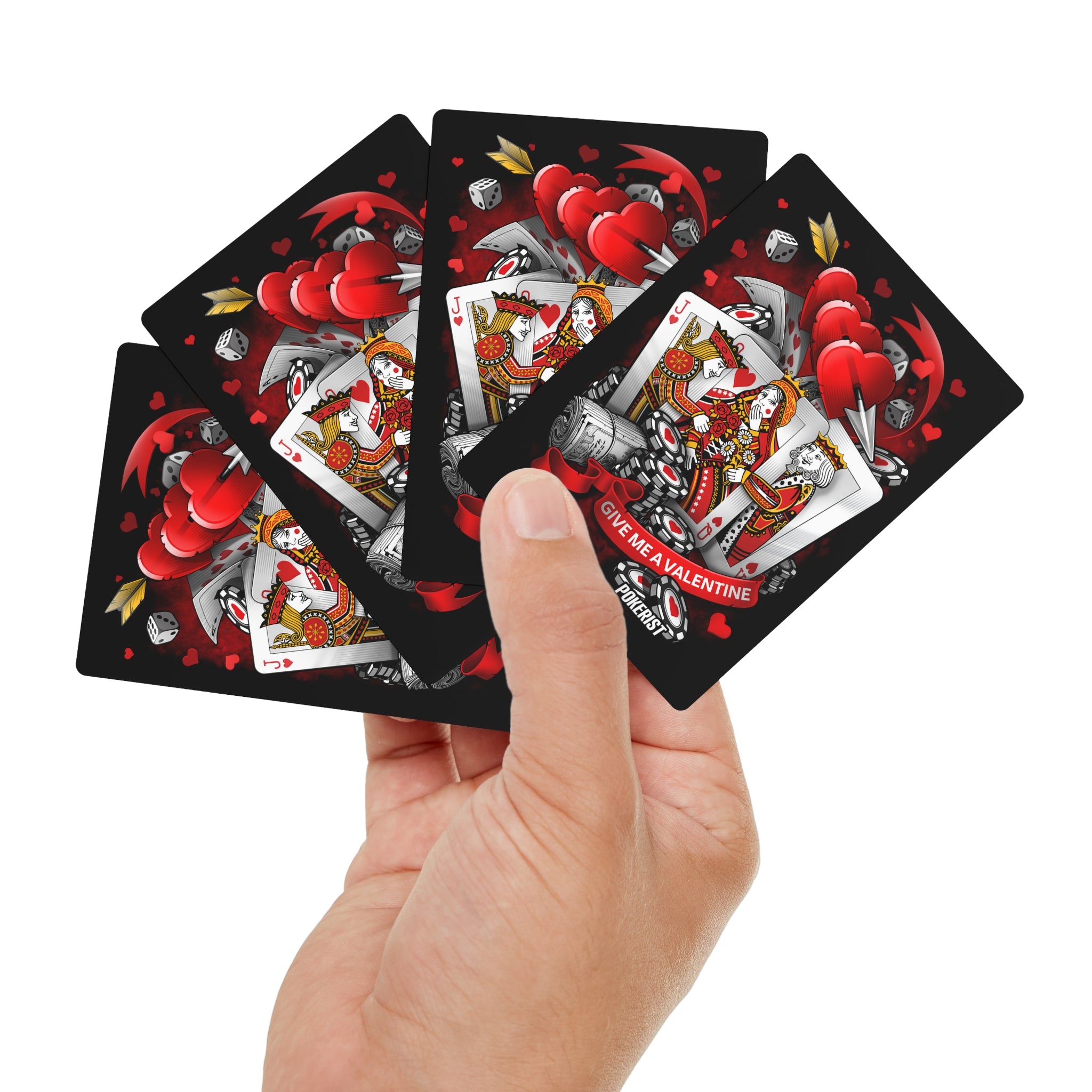 Give me a Valentine - Poker Cards